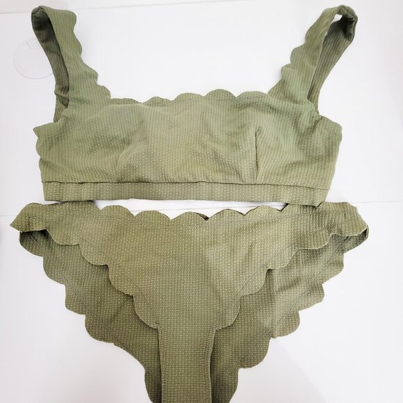 Marysia Swim Other - Marysia Swim Palm Springs Scallop Bikini Set Medium